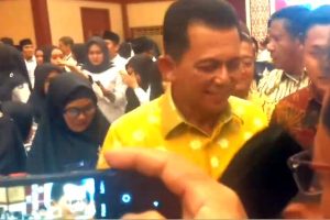 Gubernur Ansar saat Momen Halal Bi Halal Idul Fitri Bersama ASN